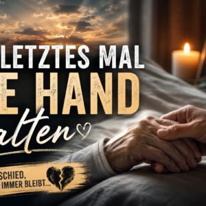 Ein letztes Mal die Hand halten
