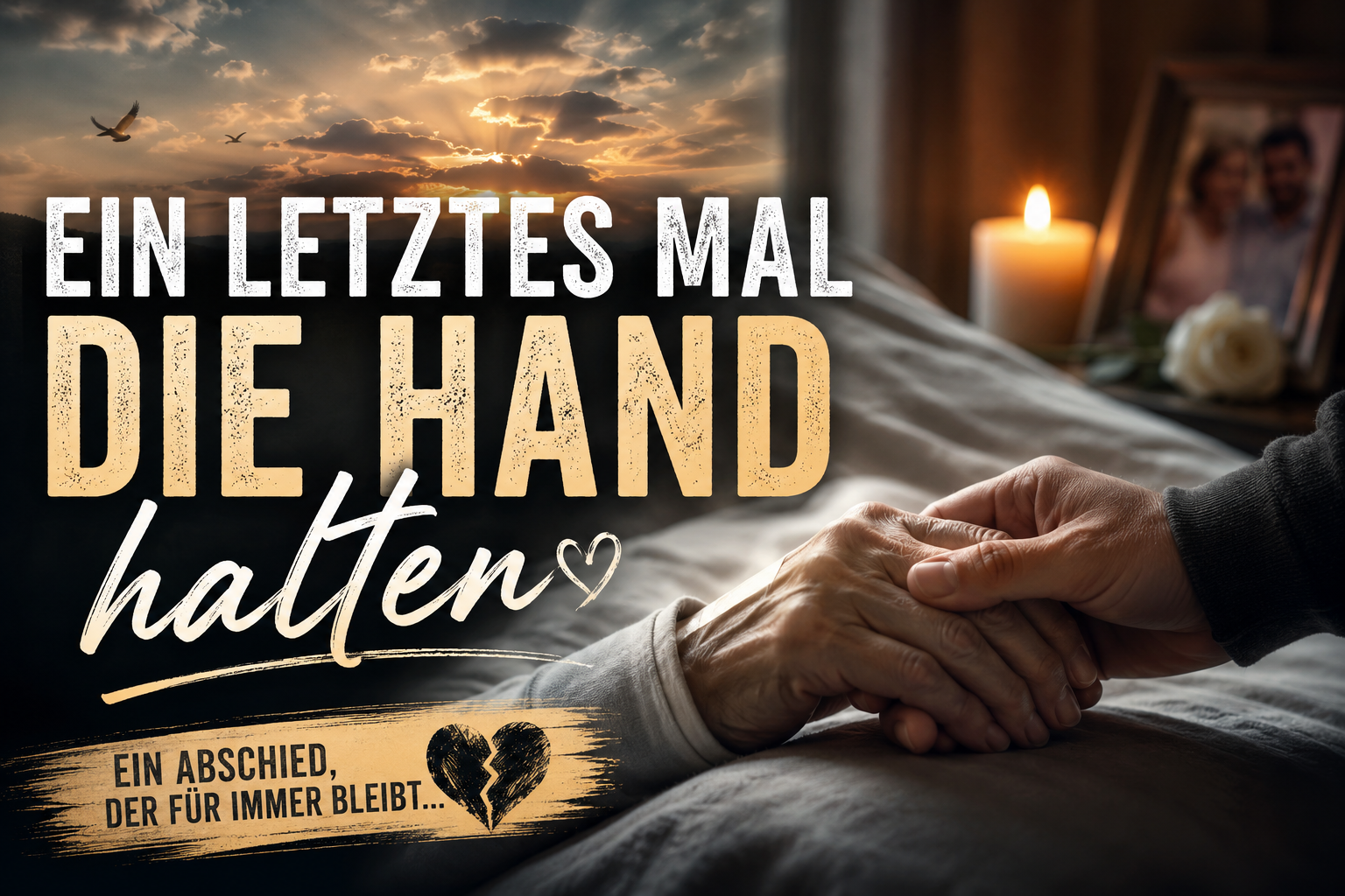 Ein letztes Mal die Hand halten