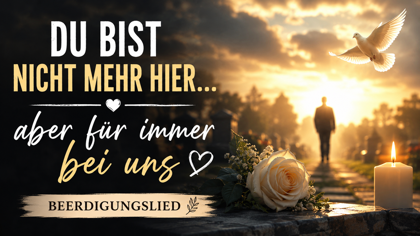 Du bist nicht mehr hier… aber für immer bei uns 🕊️
