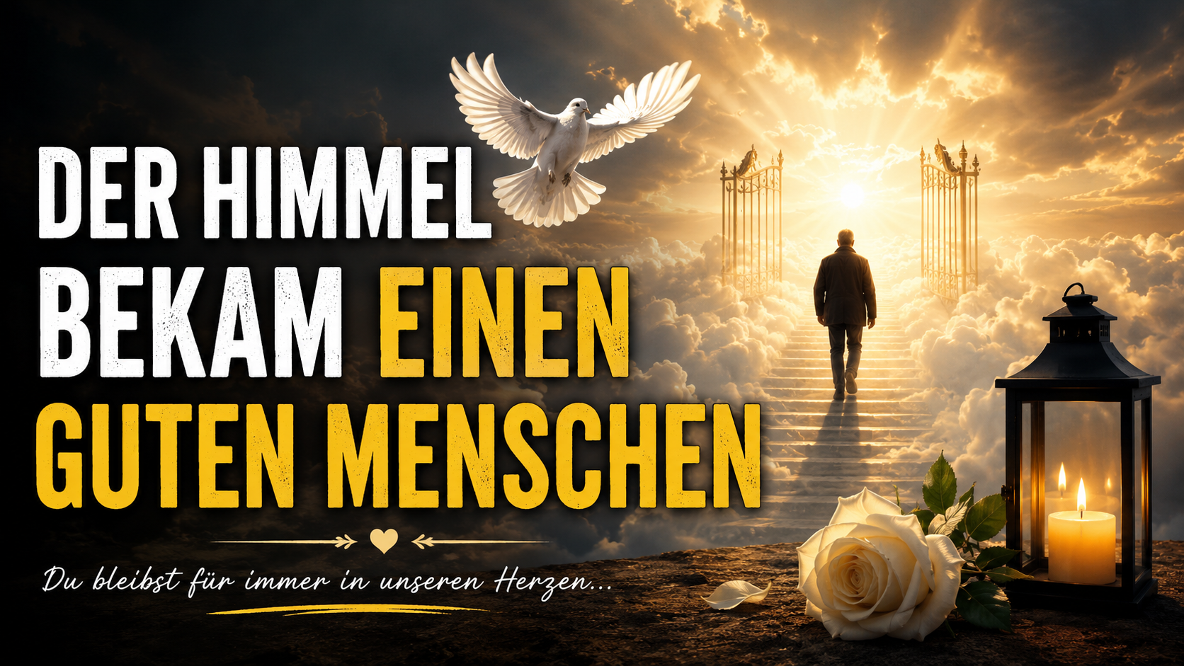 Der Himmel bekam einen guten Menschen