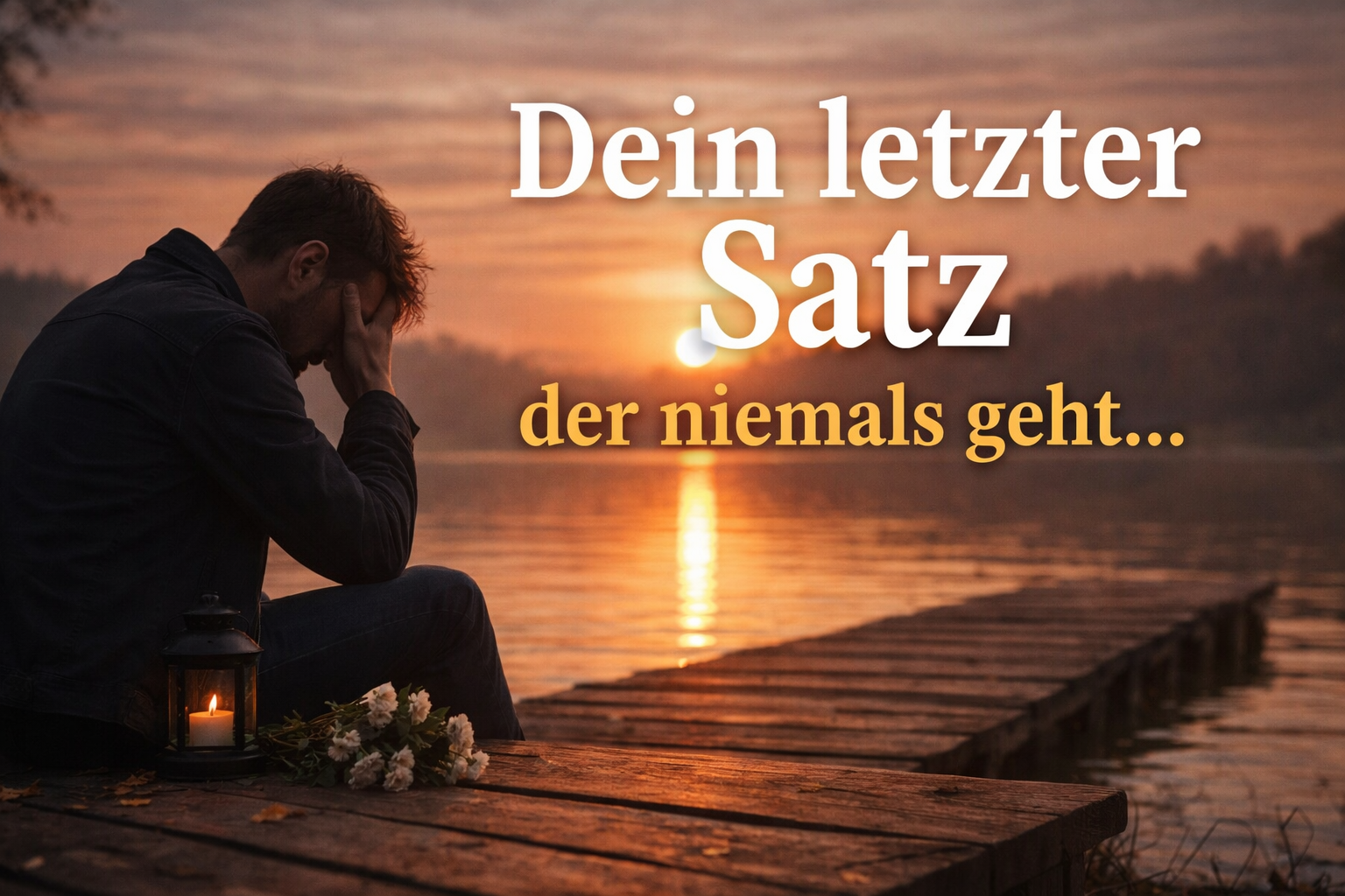 Dein letzter Satz