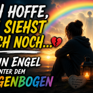 Hinter dem Regenbogen bist du mein Engel