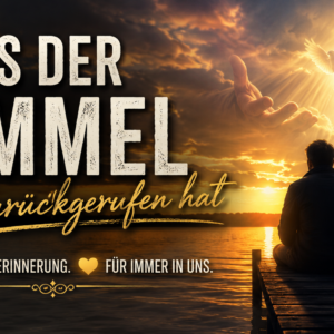 Als der Himmel dich zurückgerufen hat