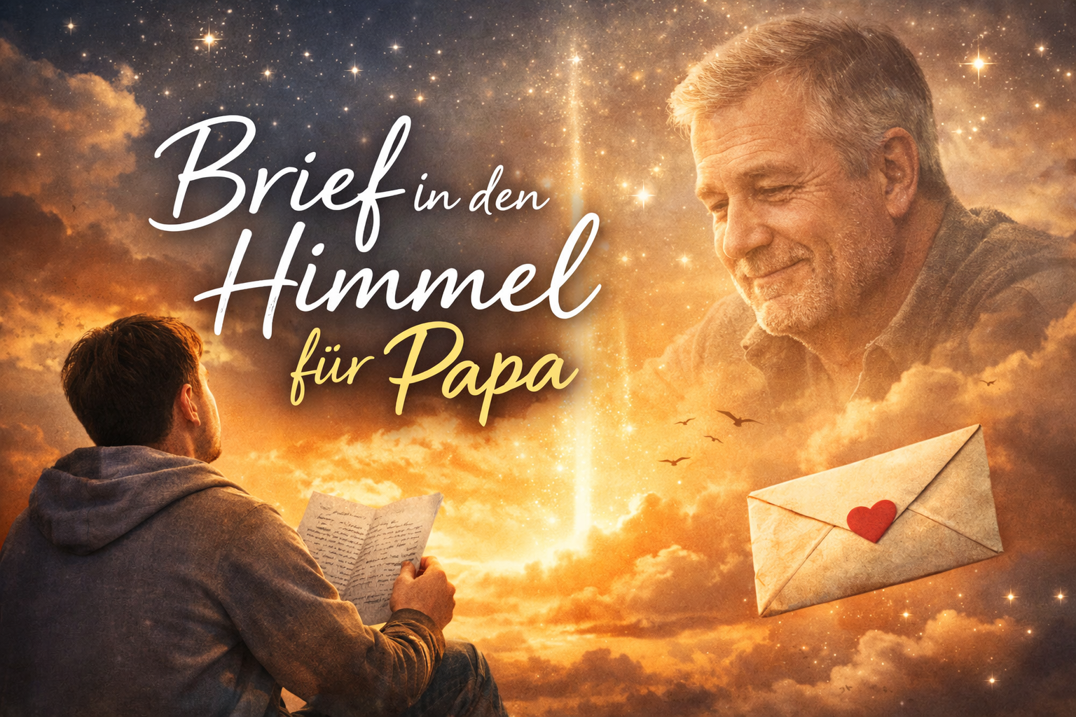 Ein Brief in den Himmel für Papa