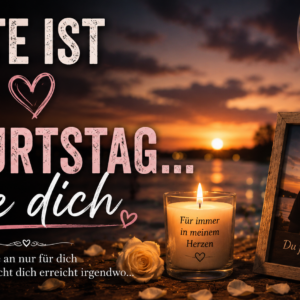 Heute ist dein Geburtstag… ohne dich