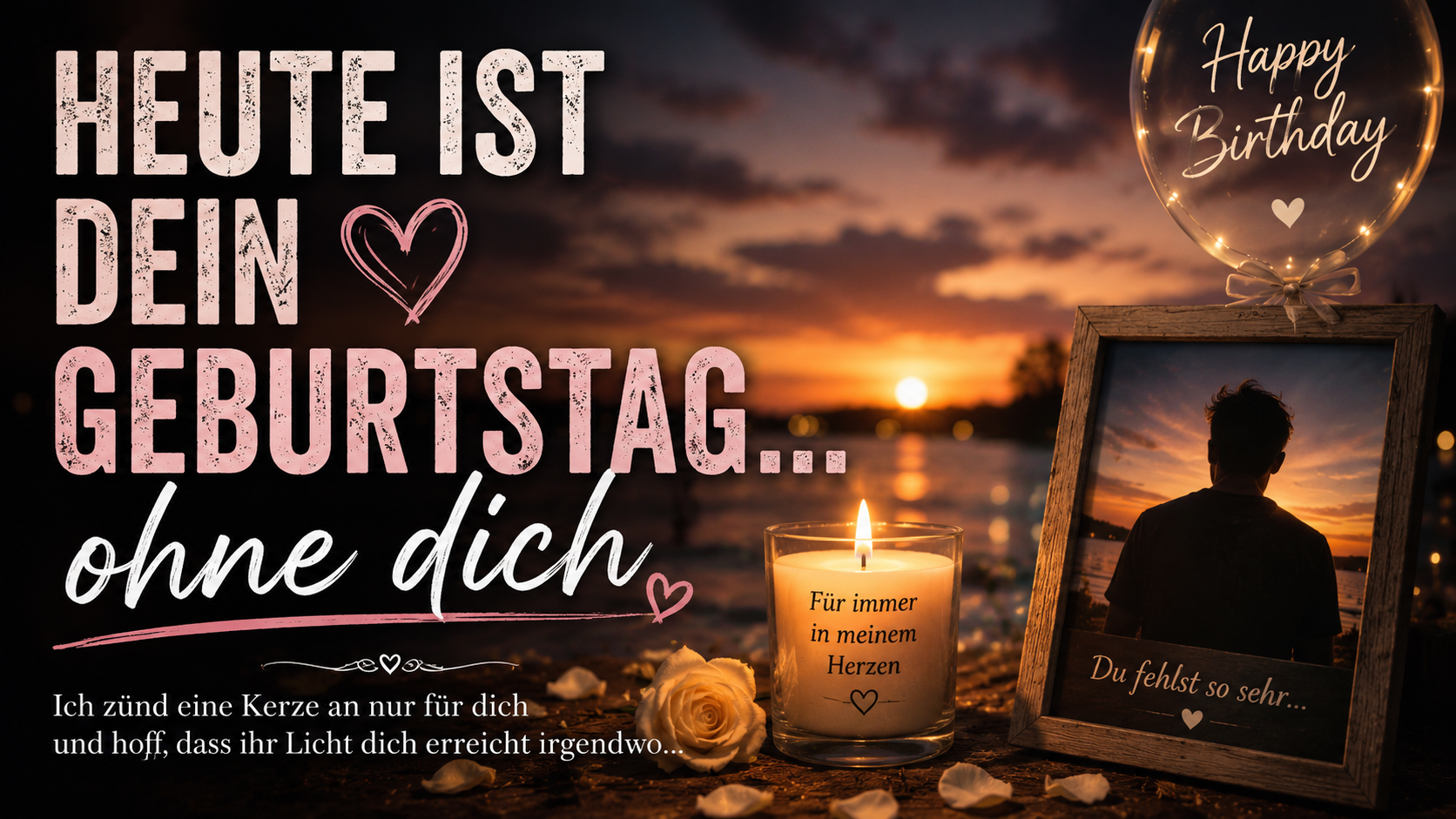 Heute ist dein Geburtstag… ohne dich