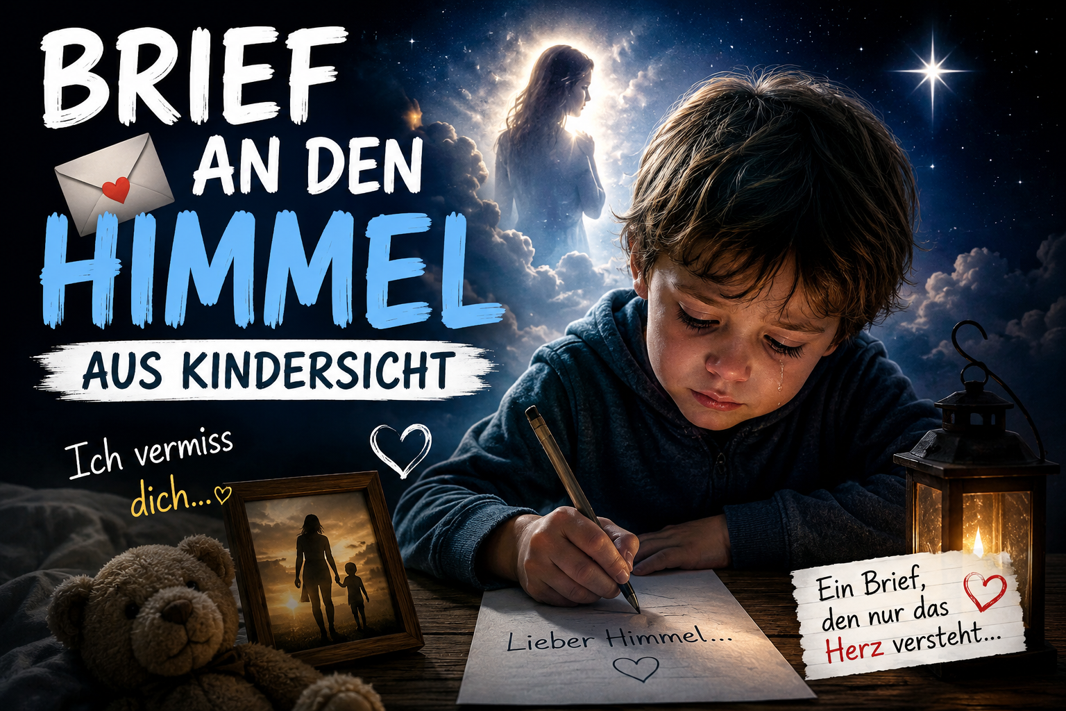 ✉️ Brief an den Himmel (aus Kindersicht)