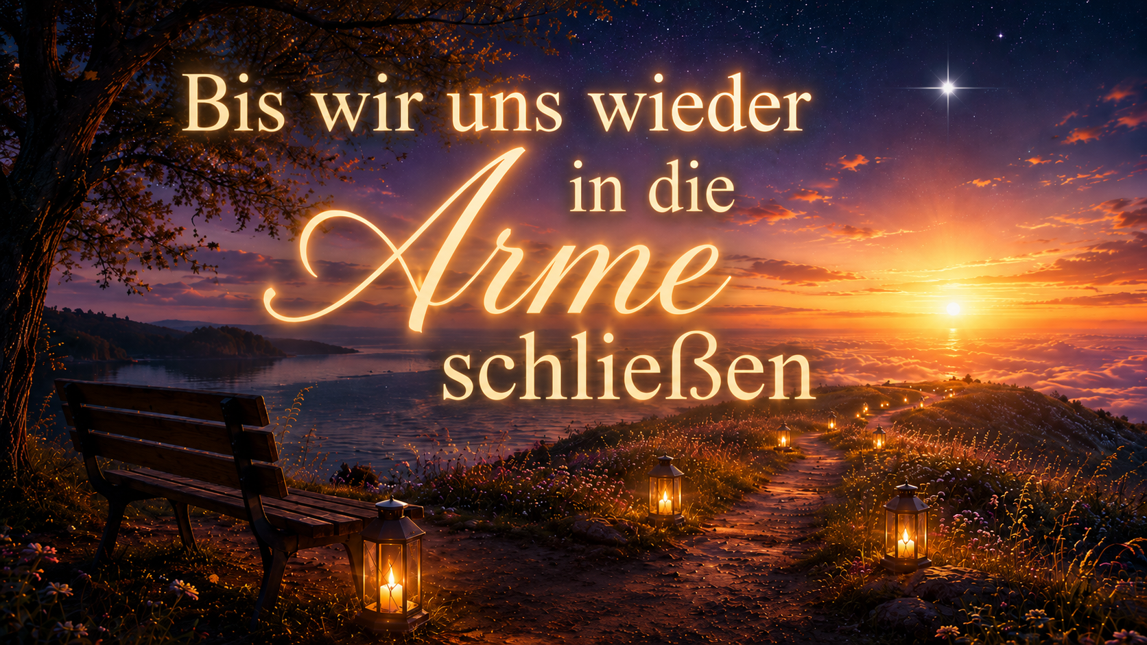 Bis wir uns wieder in die Arme schließen