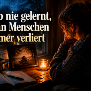 Ich hab nie gelernt, wie man Menschen für immer verliert