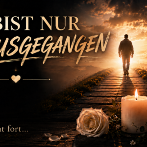 Du bist nur vorausgegangen