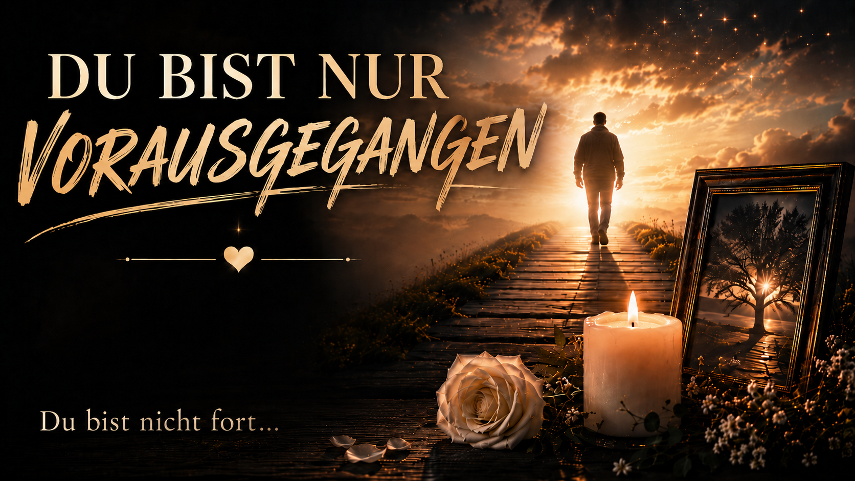 Du bist nur vorausgegangen