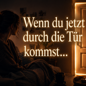 Wenn du jetzt durch die Tür kommst…