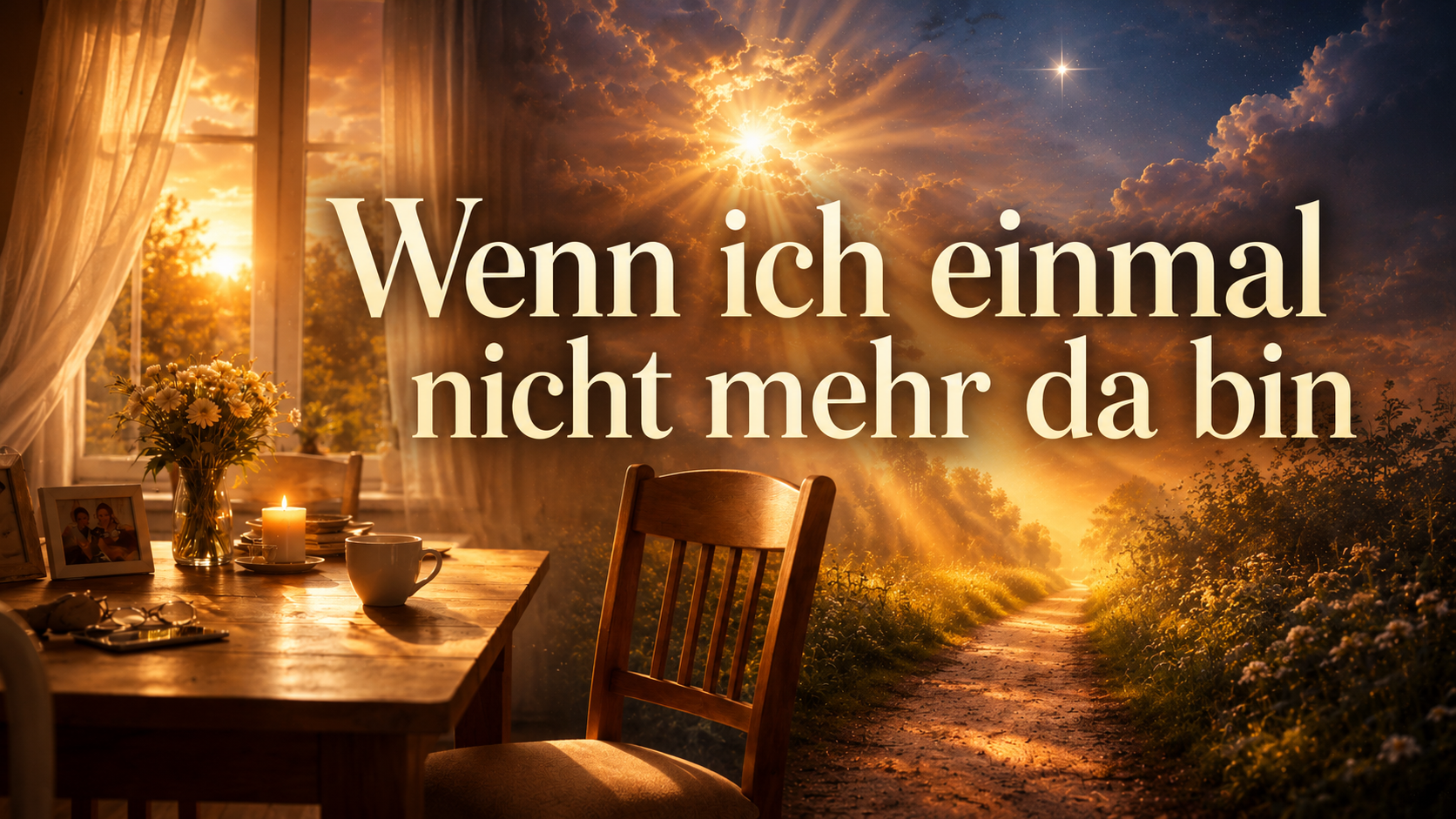Wenn ich einmal nicht mehr da bin