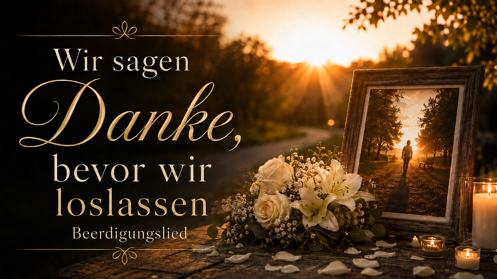 Wir sagen Danke, bevor wir loslassen (Beerdigungslied)