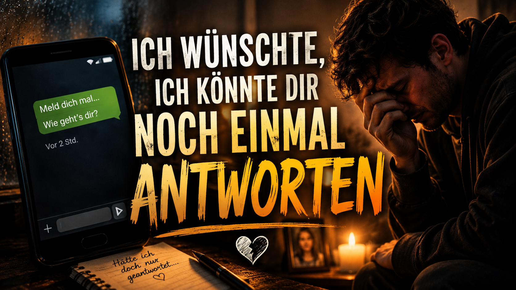 Ich wünschte, ich könnte dir noch einmal antworten