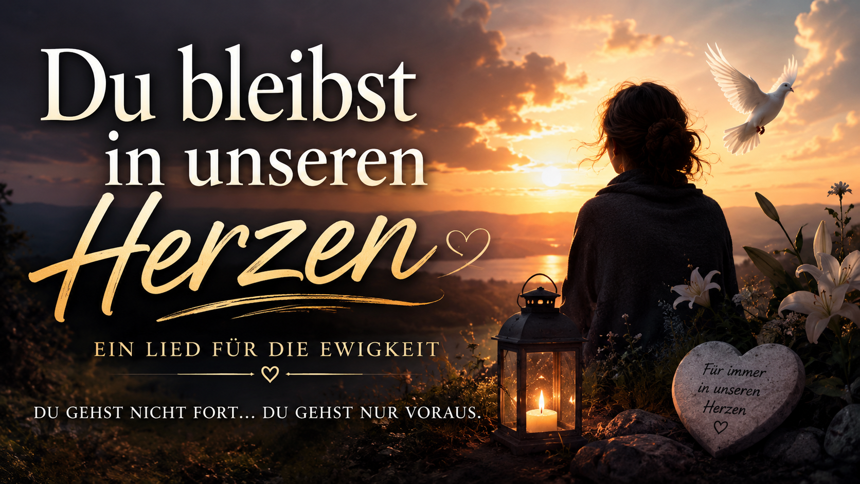Du bleibst in unseren Herzen (Beerdigungslied)